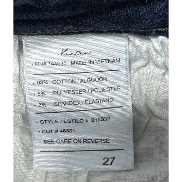 KanCan High Rise Bermuda Shorts Womens 27 Denim Blue Distressed Boho Western‎ - Picture 8 of 8